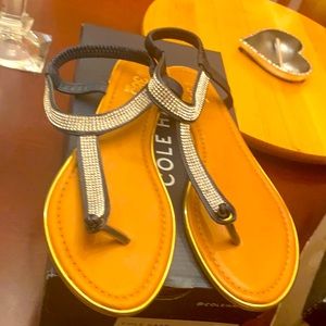Straight from New York very cute rhinestone sandals